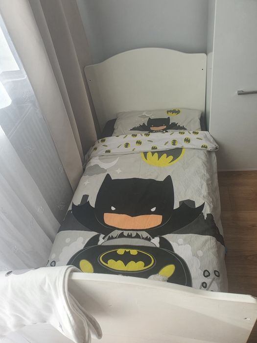 Pilne Łóżeczko 2w1 + dodatki