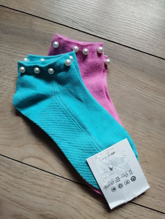 Skarpetki z koralikami