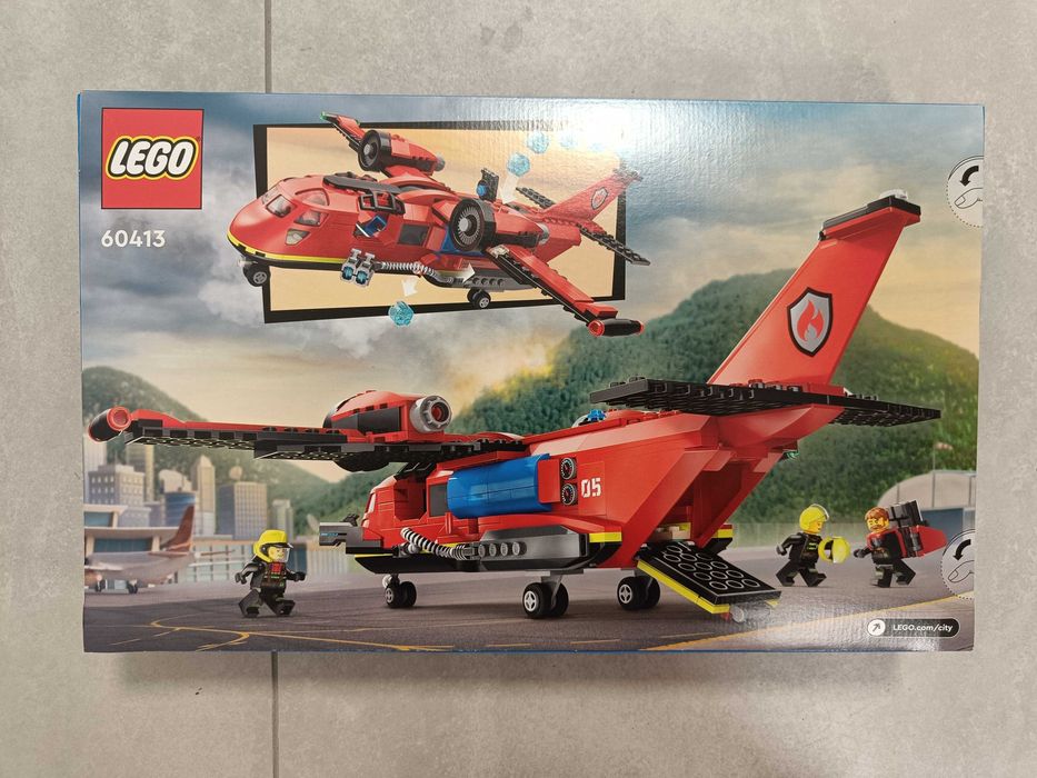 Nowe Klocki Lego 60413 City - Strażacki samolot ratunkowy