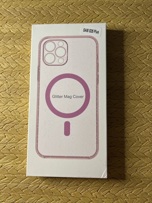 Etui brokatowe na telefon Samsung S25 Plus/ MagSafe - nowe