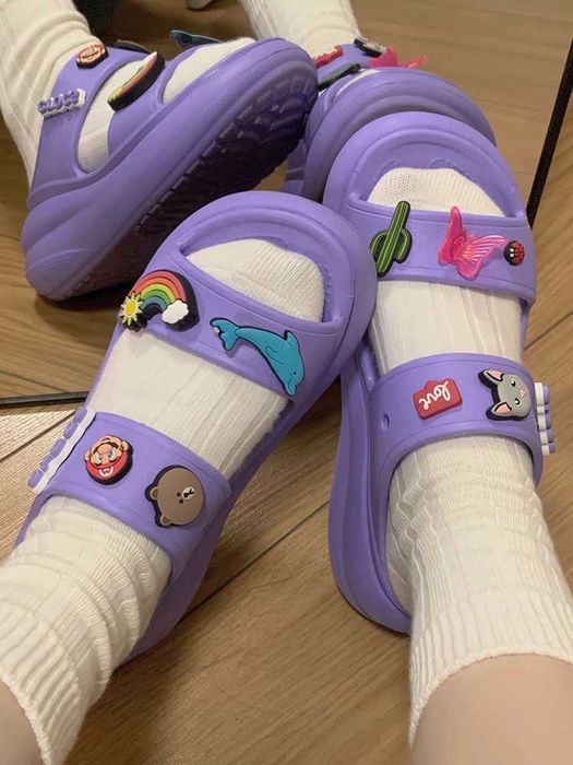 Оригинал Crocs Classic Crush Sandal Bone кроксы сандалии 36-39р.