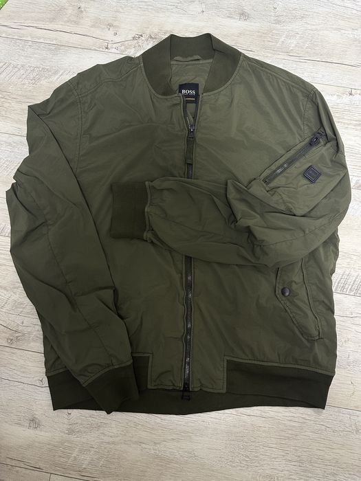 Бомбер Hugo Boss MA1 нейлон розмір S-M!