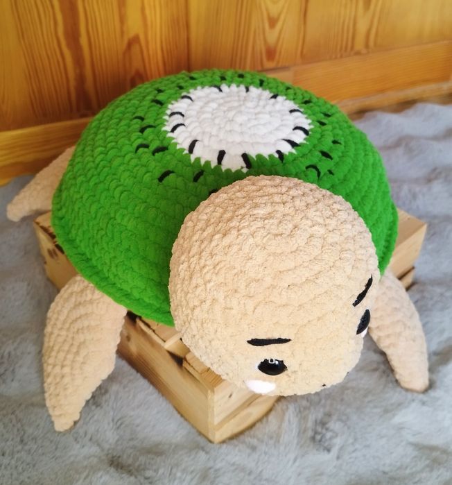 Żółw pluszak na szydełku