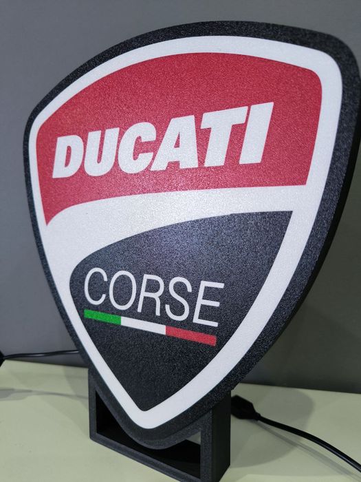 Logo Ducati Corse led RGB