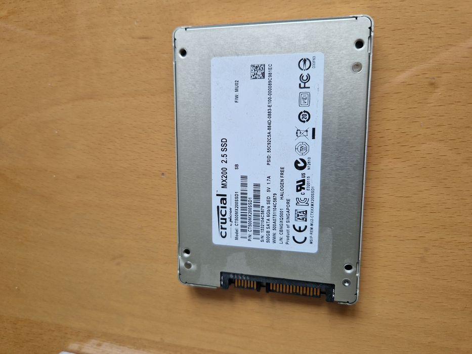 Crucial 500gb ssd диск ссд для системного блока або ноутбука