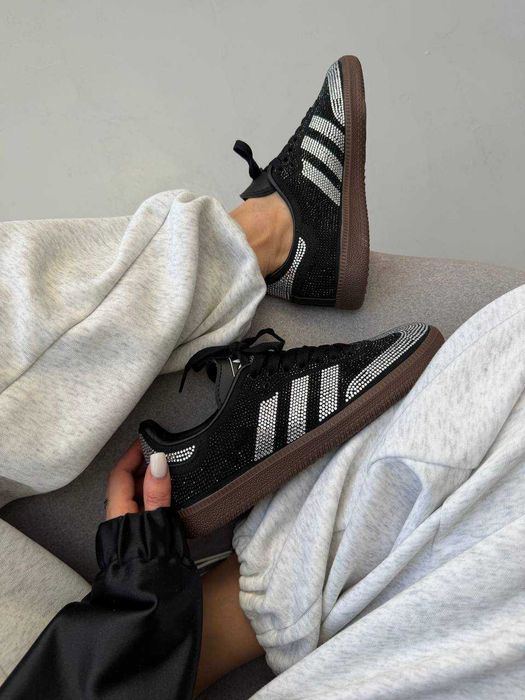 !BIG SALE! Adidas Samba Black Swarovski | 36 37 38 39 40 41