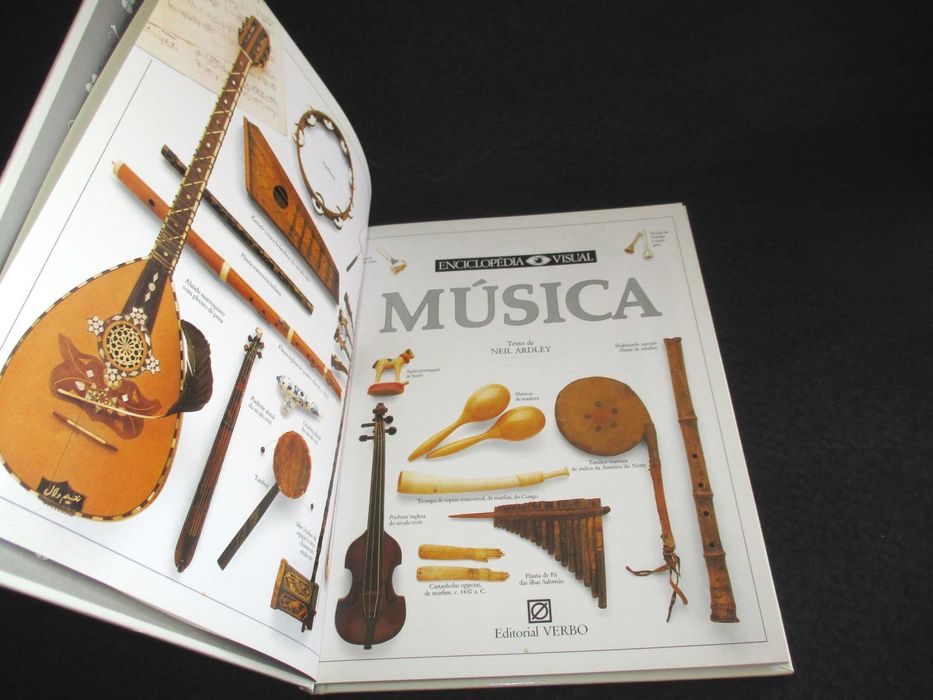 Livro Música Neil Ardley Enciclopédia Visual Verbo
