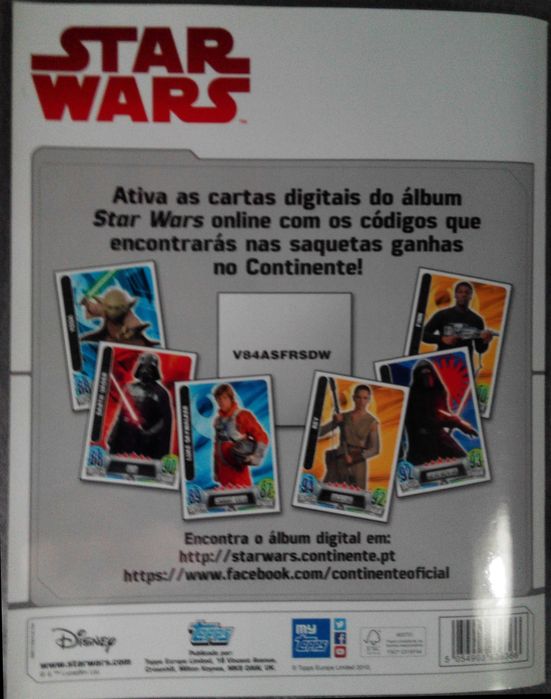Caderneta Star Wars