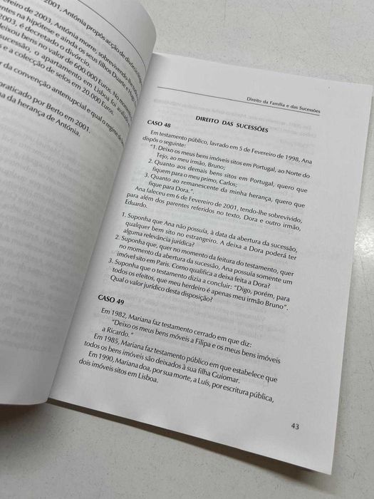 Livro - Casos Práticos - Direito da Família e Direito das Sucessões