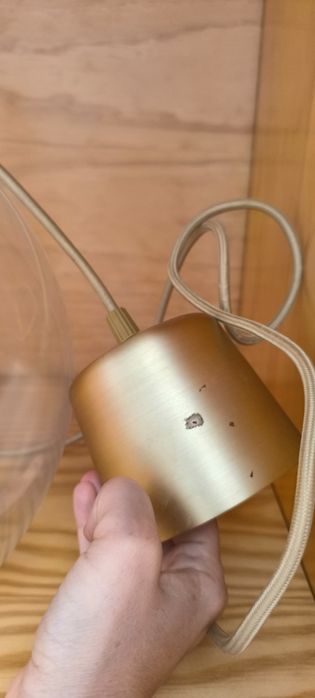 Conjunto de 2 candeeiros de vidro suspensos IKEA