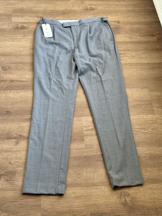 Нові вовняні штани Next Slim Fit, розмір 34L (Wool Rich)