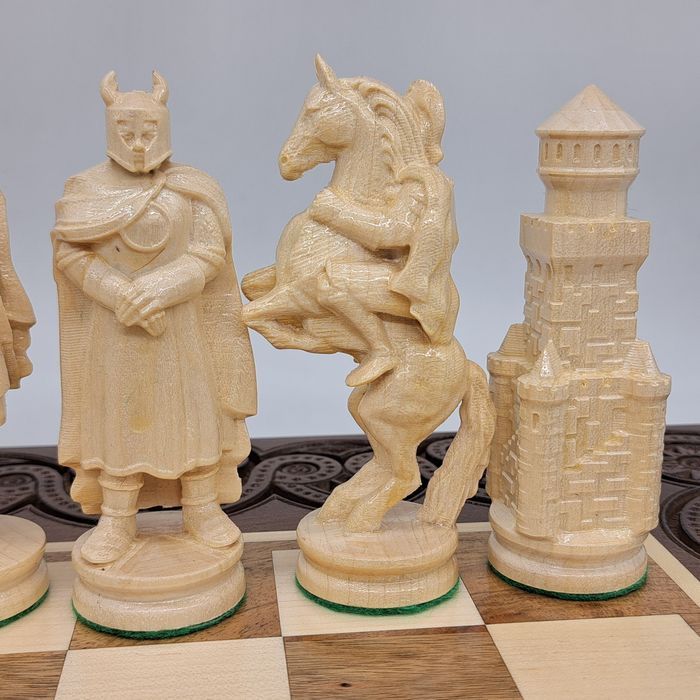 Шахи Лицарі, дерево. Розкішний подарунок.