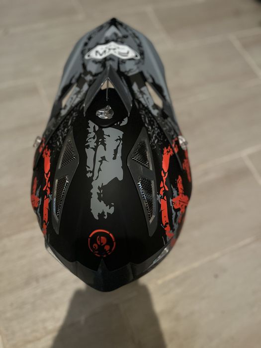 Мото шолом дитячий кросовий ендуро ATV з окулярами і підшоломником