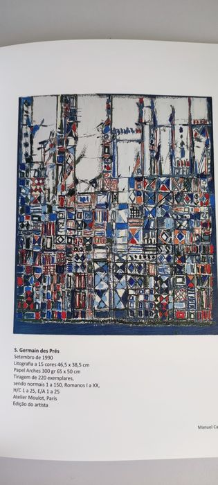Livro de Manuel Cargaleiro - A Essência da Cor