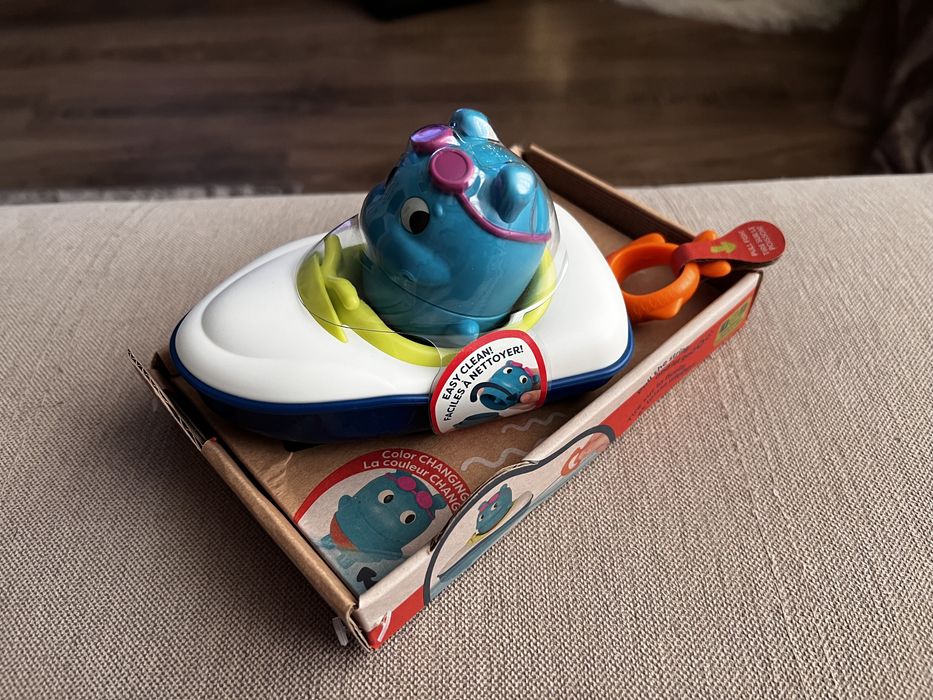 Іграшка для купання battat бегемотик