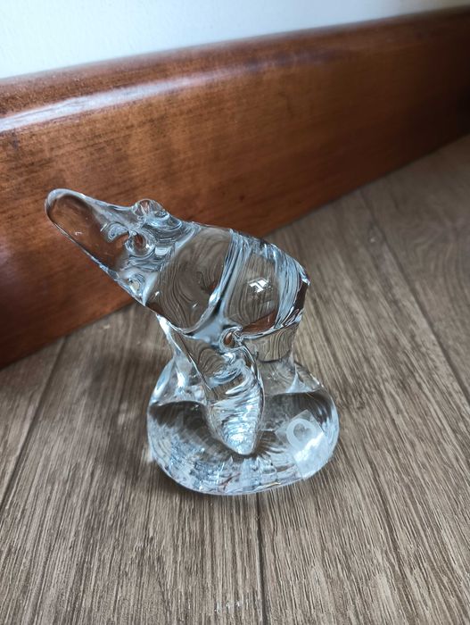 Szklana figurka, przycisk do papieru ozdoba