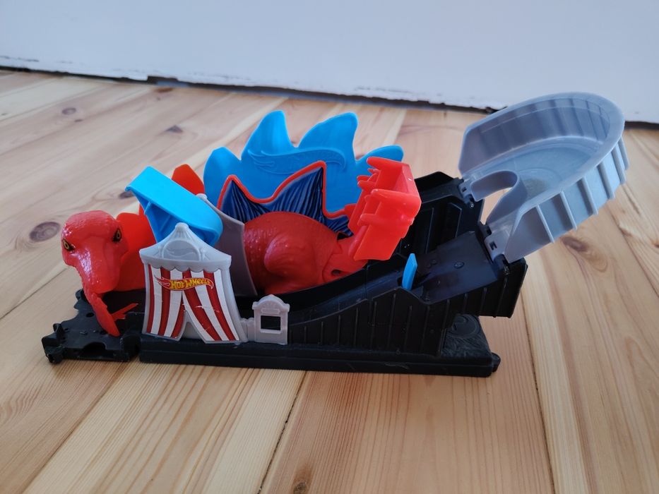 Hot Wheels City Zestaw Rollercoaster Dino Atak