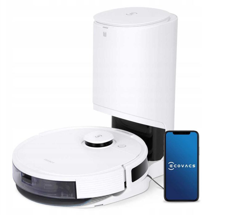 ECOVACS DEEBOT N8+ Robot odkurzający, biały,