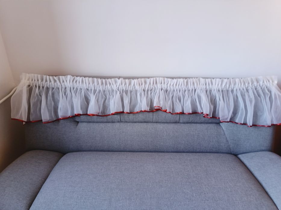 Firanka woalowa, lambrekin 6m, nowa