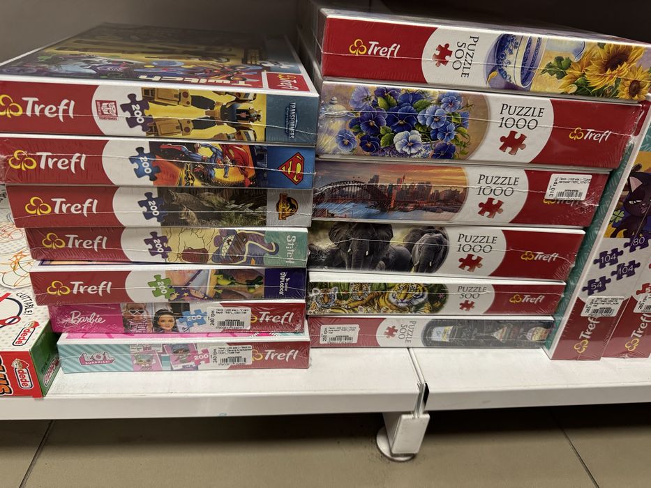 Пазли дитячі Trefl, Dodo мульт.героі,повчальні в асортименті нові.