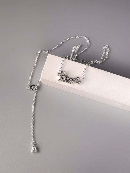 Намисто Pandora «Сяюче рукописне кохання» S925 з цирконієм