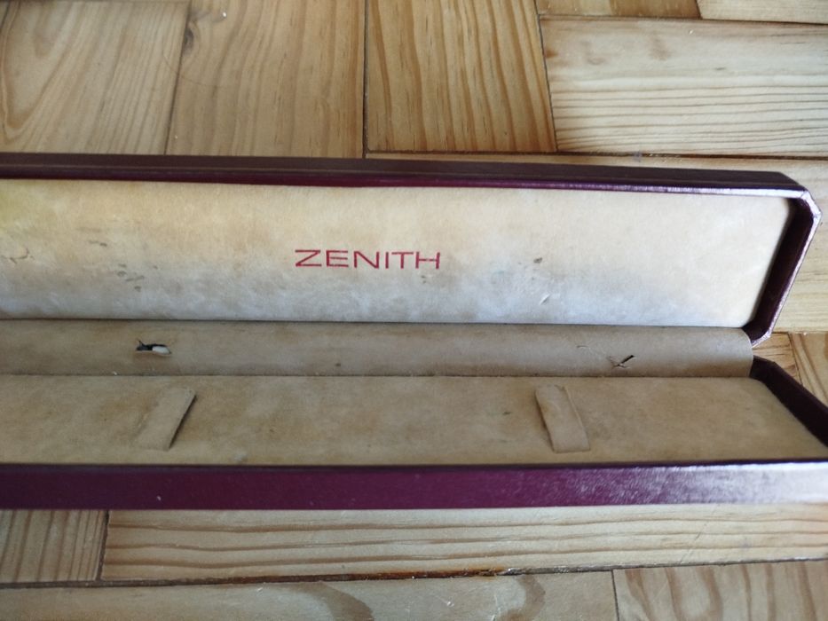 RARA caixa de relógio Zenith