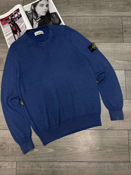 Оригінальний вовняний светр stone island 6115553d4