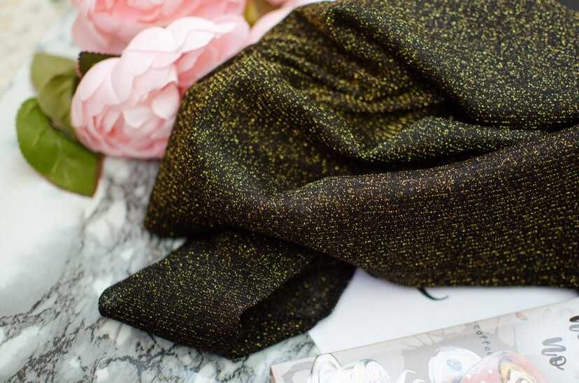 Жіноча кофтинка  блуза  джемпер темно-зелена з золотом люрекс