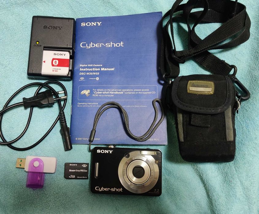 Фотоапарат SONY DSC W55 Цифровий Вінтажний Фотоапарат Мильниця