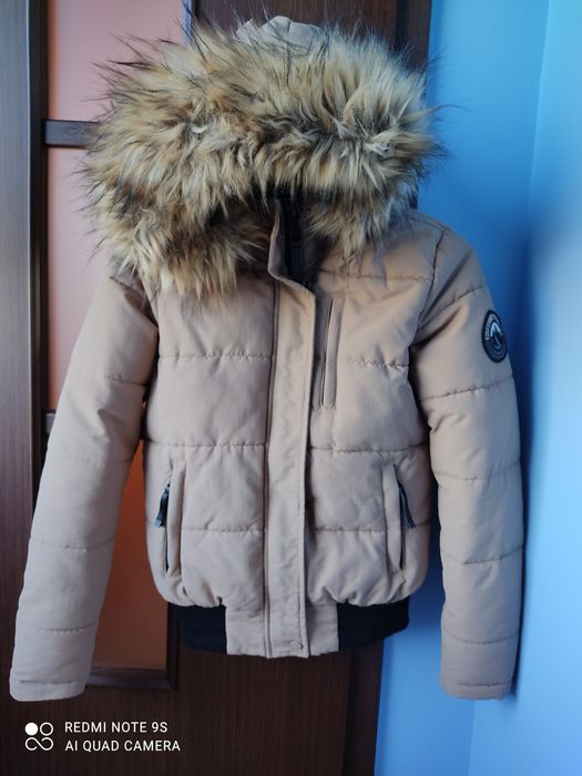 Kurtka zimowa damska Pitbull beżowa
