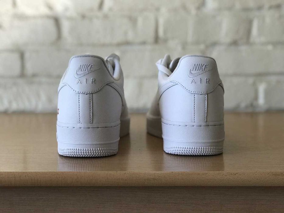 (БЕЗ ПЕРЕДОПЛАТИ) Nike Air Force 1 Low Supreme White найк аір супрім