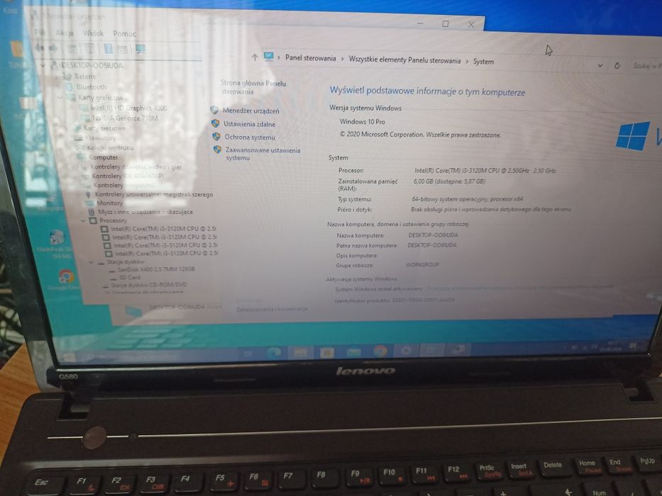 Laptop Lenovo g580 - petarda szybki