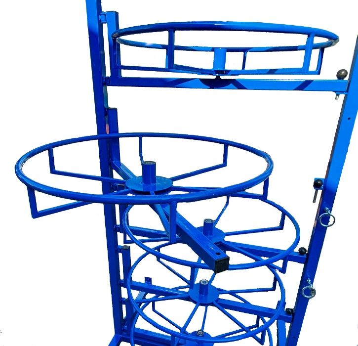 Regał / stojak na węże hydrauliczne - 6 półkowy - 2000 mm