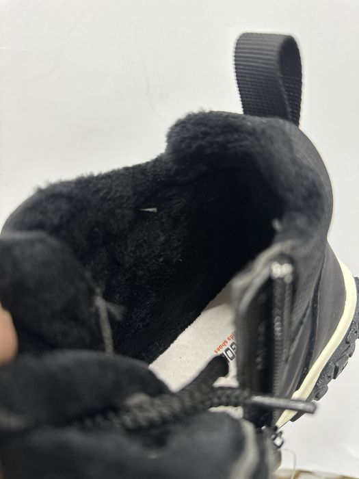 Черевики демі на хлопчика 32-37, чорні ботинки на флісі демосезонні