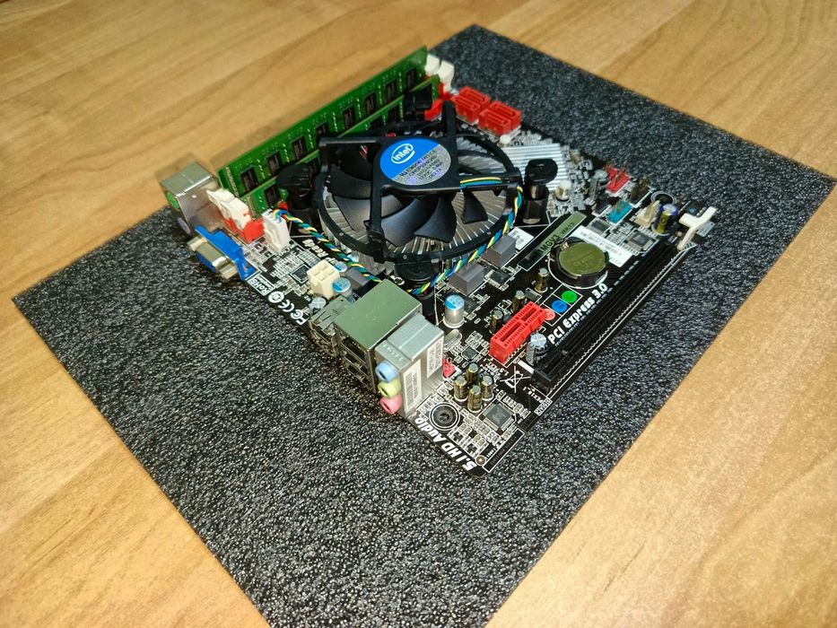 Mini-ITX комплект Intel/s1155/Biostar H61MGV3/i3-2120T/4Gb DDR3