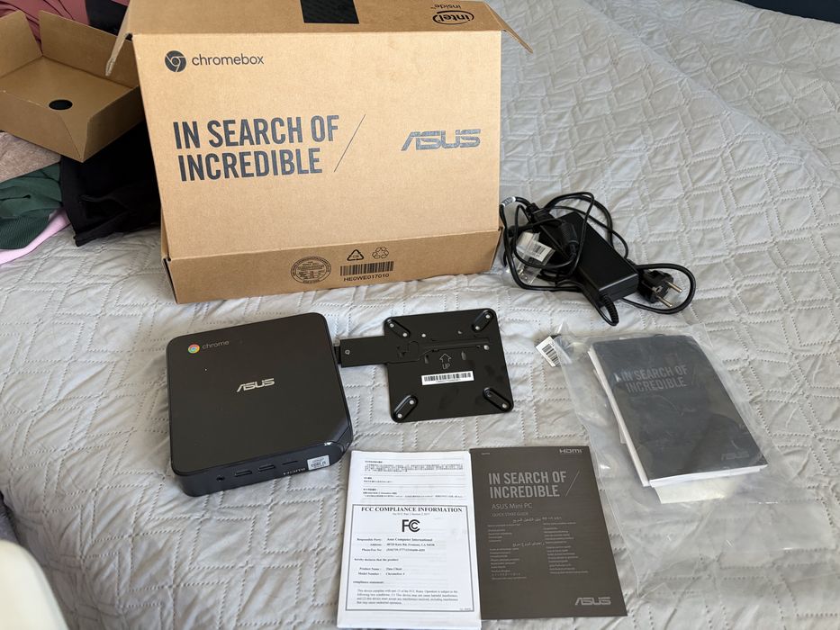 ASUS Chromebox 4 i5 / 8GB RAM / 128GB SSD + pudełko i akcesoria