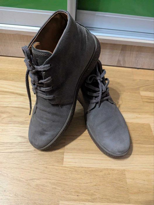 ecco ботинки нубук