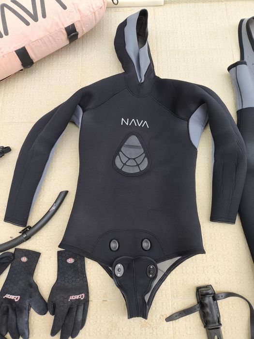 Conjunto de caça submarina