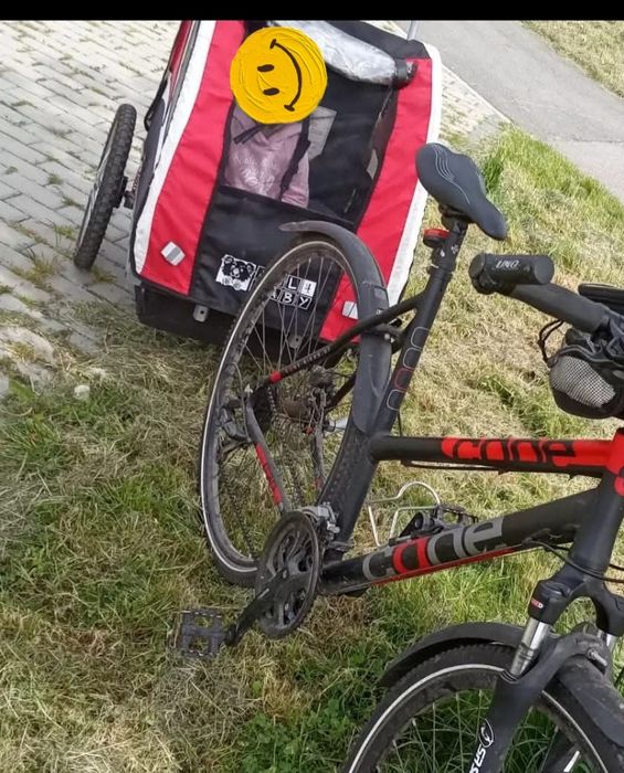 Przyczepka rowerowa używana