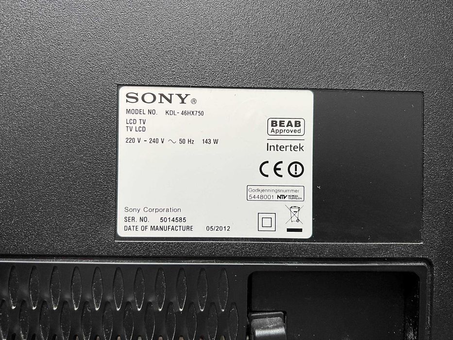 Telewizor SONY 46 cali FullHD 400Hz