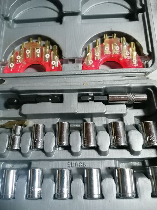 Conjunto de ferramentas de soquetes e bits