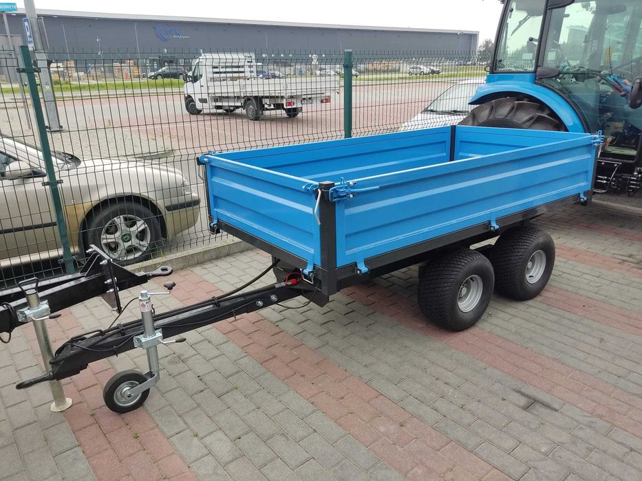 przyczepa ogrodowa nowa solidna transportowa ogrodu ogródka warzywnika