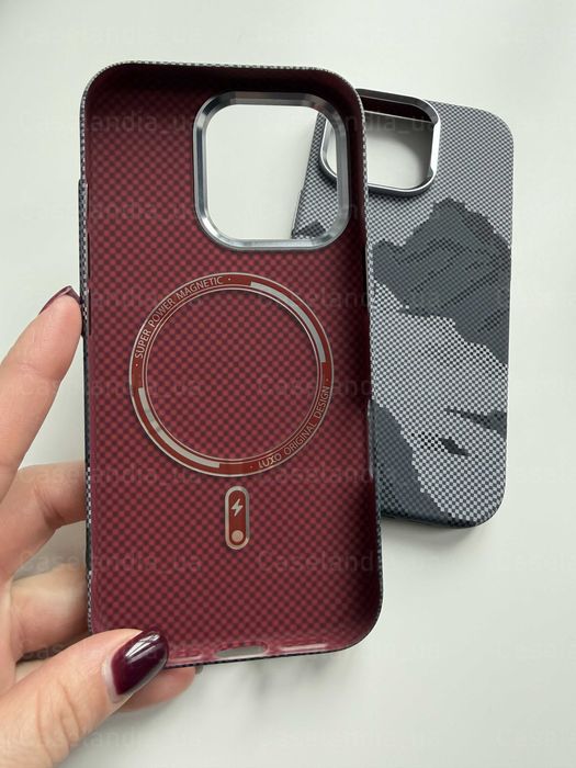 Чохол Carbon Magsafe iPhone 16 Pro Max чехол айфон 16 про карбон