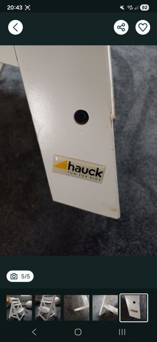 Krzesełko dziecięce Hauck