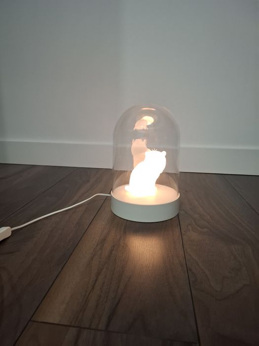 Candeeiro criança com urso