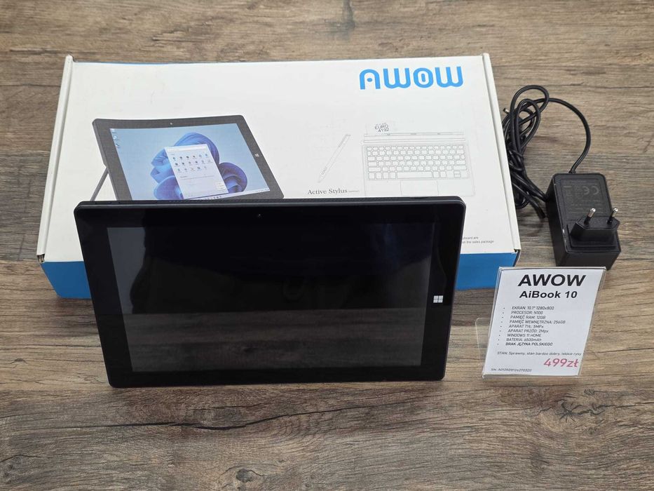 Tablet AWOW AiBook 10 Intel N100 12/256GB stan bdb gwarancja