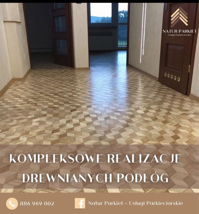 Renowacja, cyklinowanie podłóg oraz schodów