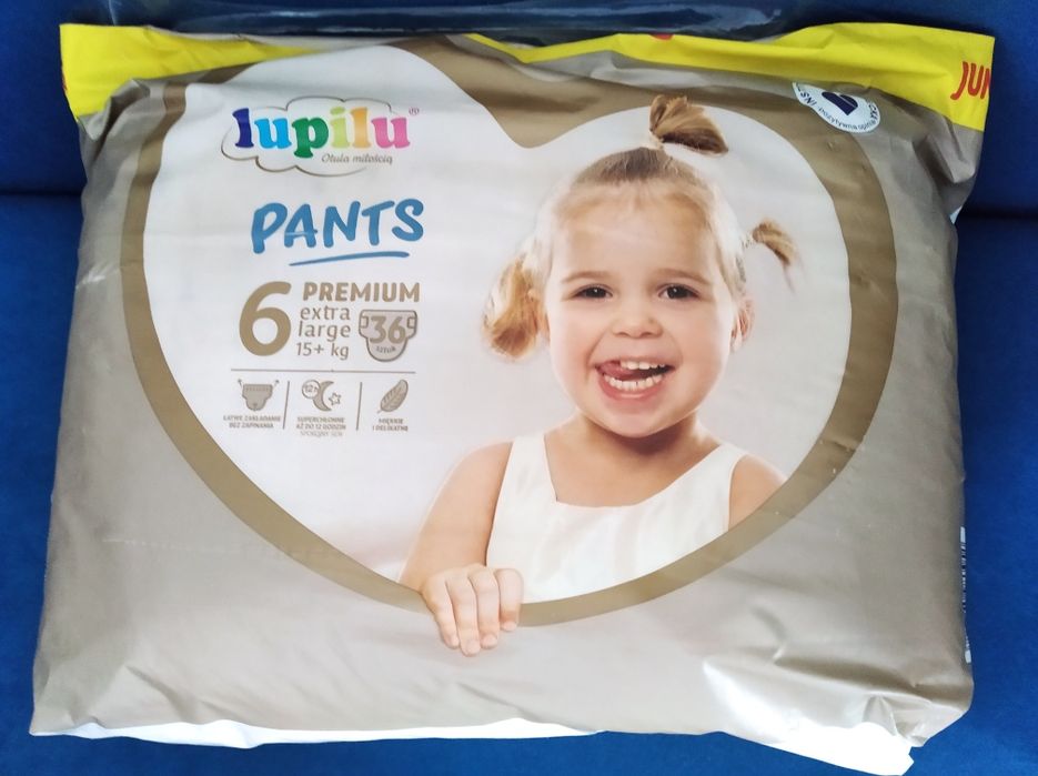 Pieluchomajtki Lupilu Pants Premium 6 15+ kg 29 sztuk