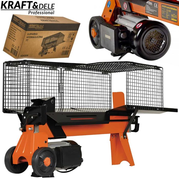 KRAFT&DELE Rębak Łuparka Do Drewna Hydrauliczna Pozioma 2500w KD5209
