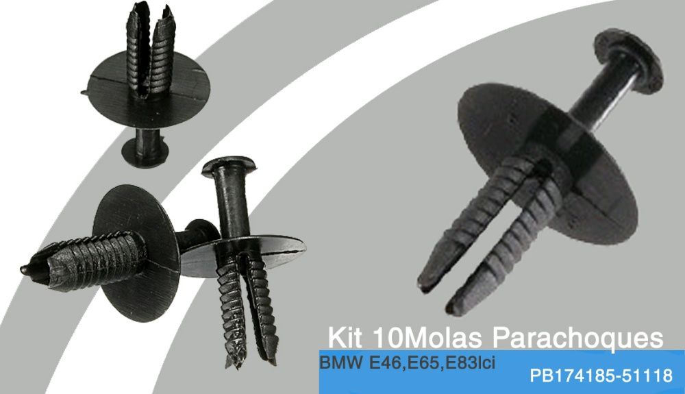 Kit 10molas fixar Parachoques BMW NOVAS
